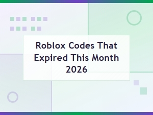 Expired Roblox Codes From This Month